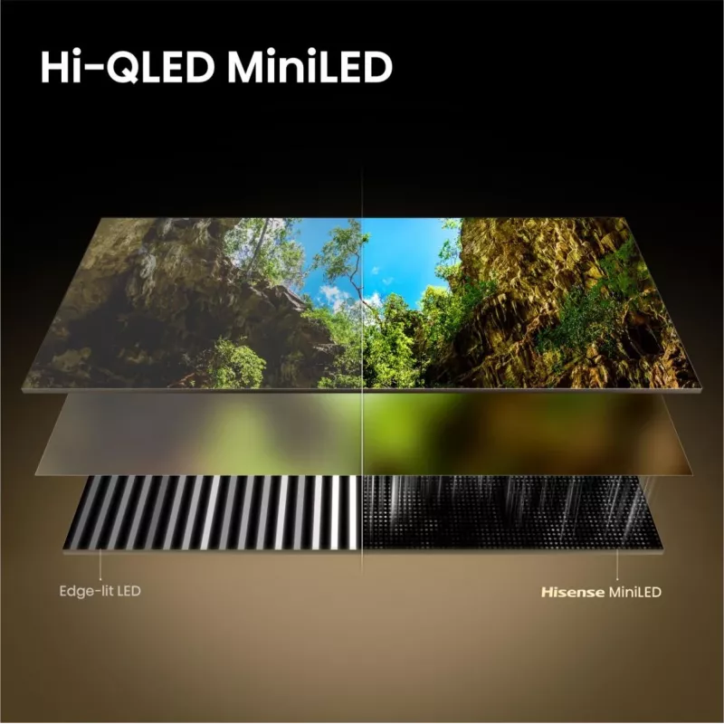 Hisense 55U7SE 55 tuuman ULED Mini-LED 4K Smart TV 20018749