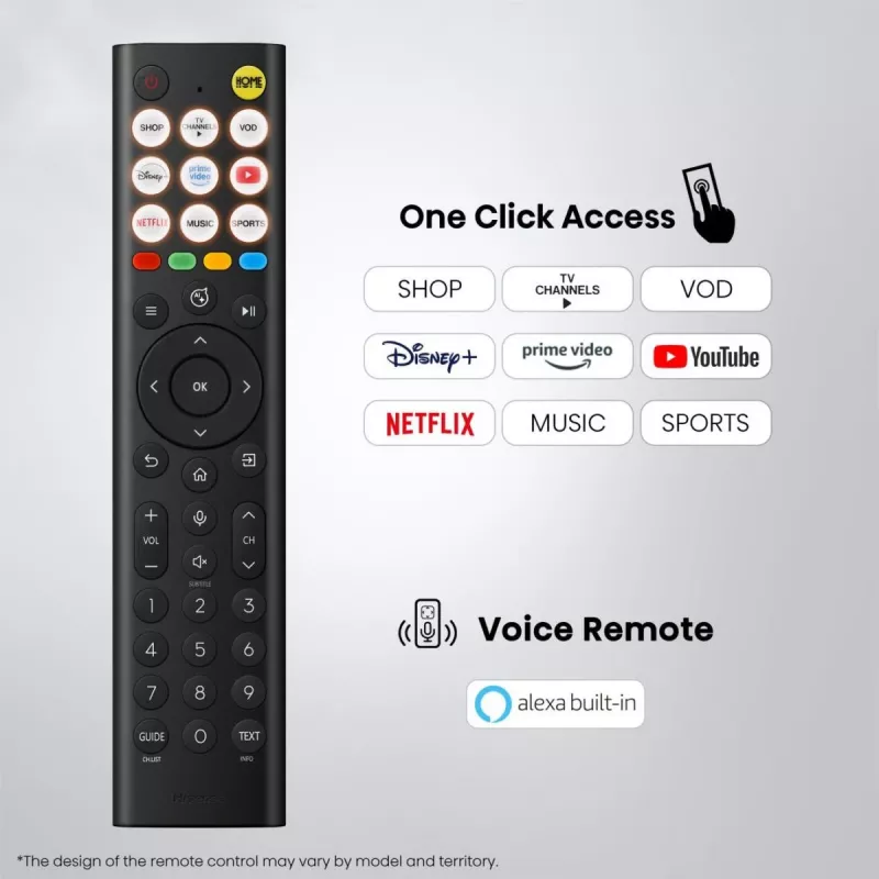Hisense 55U7SE 55 tuuman ULED Mini-LED 4K Smart TV 20018749