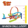 Hot Wheels Action Loop Cyclone Challenge -ratasarja 1:64-mittakaavan leikkiautolla, helppo säilytys