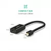Ugreen 40360 videokaapeliadapteri 0,25 m Mini DisplayPort HDMI musta