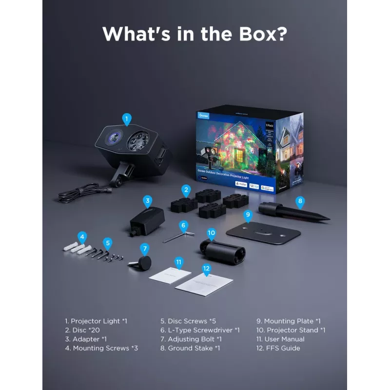Govee H7071 älyvalonheitin Wi-Fi/Bluetooth