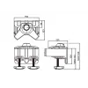 Multibrackets M Desktopmount Single / Dual / Triple Stand pöytäkiinnike