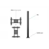 Multibrackets M Display Stand 180 Single musta lattiasennuksella