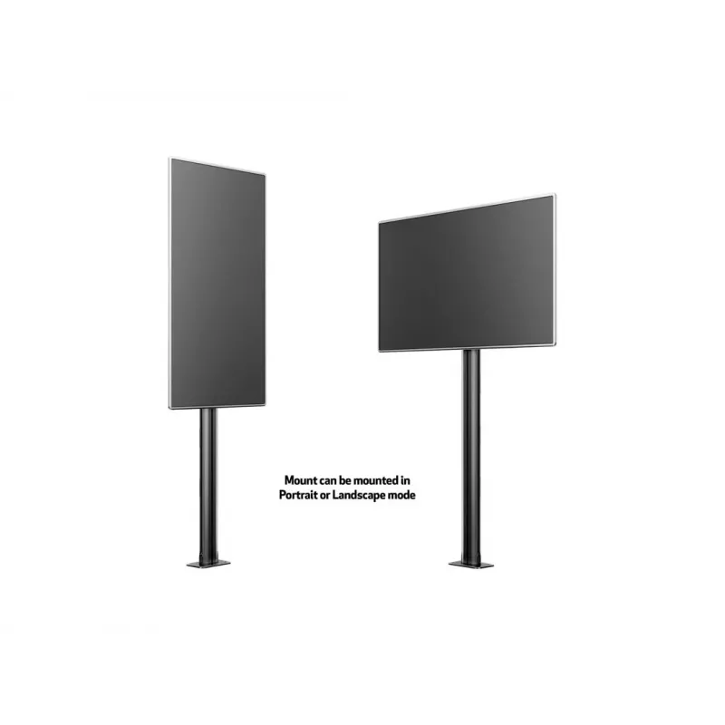Multibrackets M Display Stand 180 Single musta lattiasennuksella