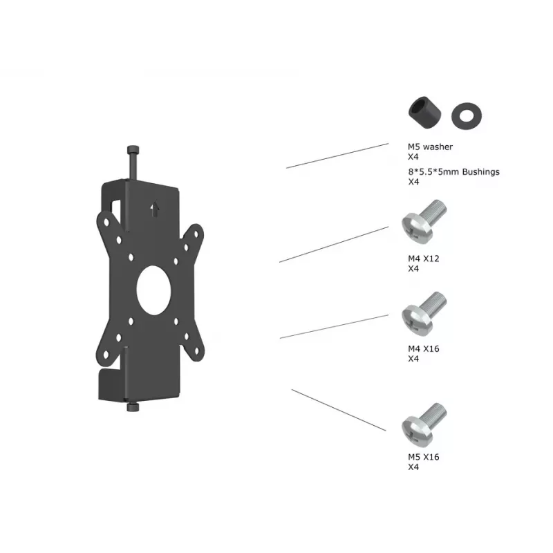 Multibrackets M Pro Series - näyttökiinnike Fixed Pro 50/75/100