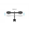 Multibrackets M VESA Desktopmount Dual Desk Clamp 24 tuumaa-32 tuumaa