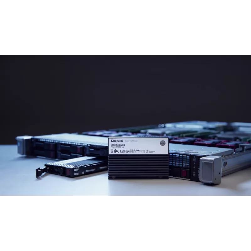 Kingston Technology 30,7 TB DC3000ME U.2 PCIe 5.0 NVMe TCG Opal yritys-SSD