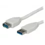Nilox 0,8m USB3.0 USB-kaapeli USB 3.2 Gen 1 (3.1 Gen 1) USB A 4,8 Gbit/s valkoinen