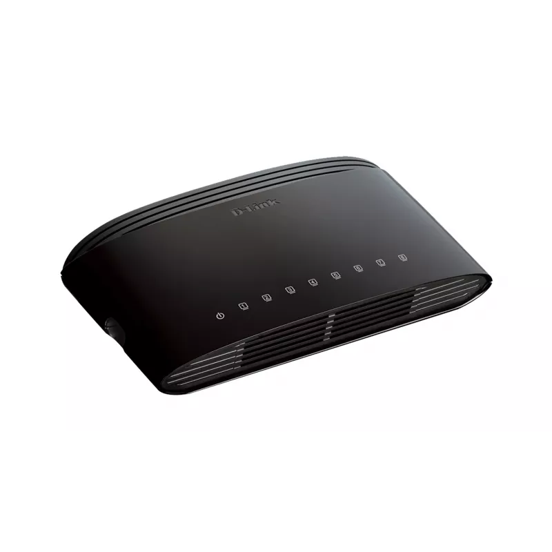 D-Link DES-1008D hallitsematon Fast Ethernet (10/100) musta