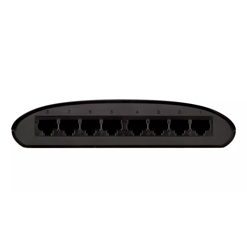 D-Link DES-1008D hallitsematon Fast Ethernet (10/100) musta