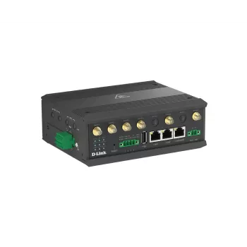 D-Link 5G IIoT -yhdyskäytävä, matkapuhelinyhdyskäytävä, musta, Gigabit Ethernet, 10,100,1000 Mbit/s, 802.11a, 802.11b, 802.11g, Wi-Fi 4 (802.11n), Wi-Fi 5 (802.11ac), 300,866 Mbit/s