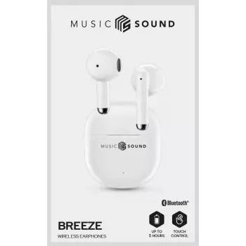 Music Sound Breeze In-Ear-Bluetooth-kuulokkeet kapselidesignilla ja värillisellä kotelolla