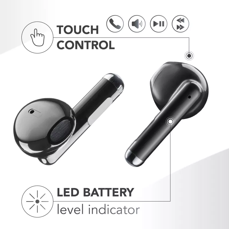 Music Sound Breeze kapseli-Bluetooth-kuulokkeet värillisellä kotelolla