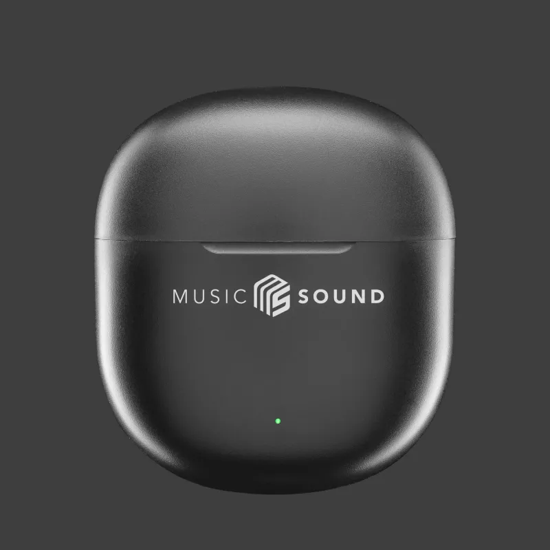 Music Sound Breeze kapseli-Bluetooth-kuulokkeet värillisellä kotelolla
