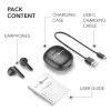 Music Sound Breeze kapseli-Bluetooth-kuulokkeet värillisellä kotelolla