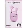 Music Sound Breeze kapseli-Bluetooth-kuulokkeet värillisellä kotelolla
