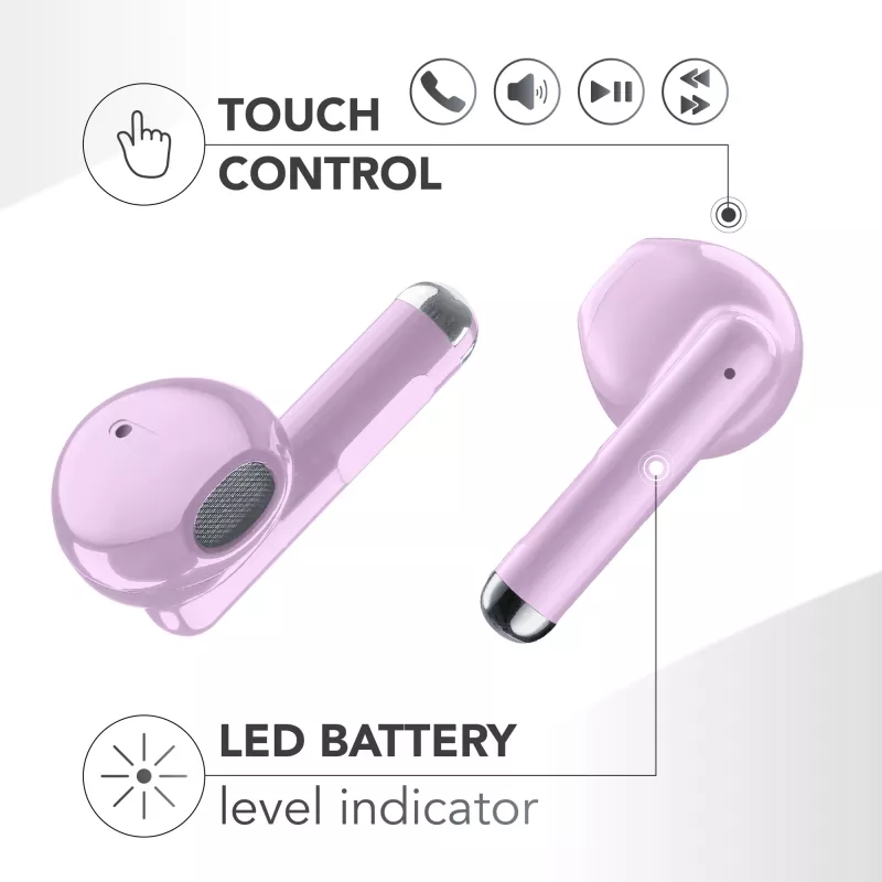 Music Sound Breeze kapseli-Bluetooth-kuulokkeet värillisellä kotelolla