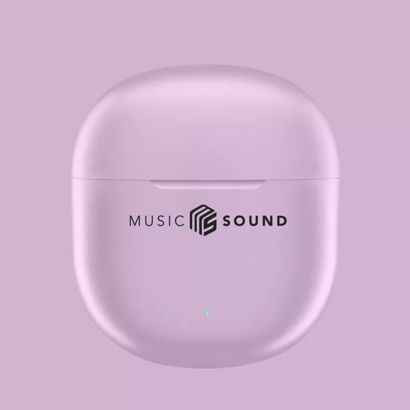 Music Sound Breeze kapseli-Bluetooth-kuulokkeet värillisellä kotelolla