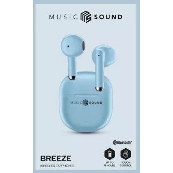 Music Sound Breeze In-Ear-kuulokkeet kapselityylillä ja värillisellä kotelolla