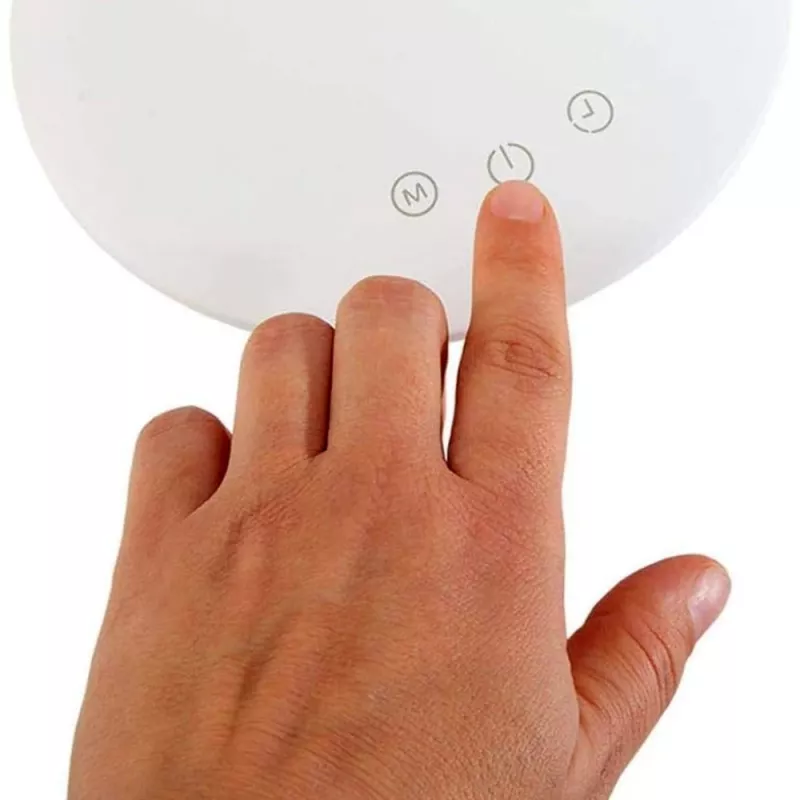 Techly I-LAMP-DSK10 pöytävalaisin ei vaihdettava valonlähde 5,5 W LED G valkoinen