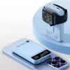 Techly I-CHARGE-10LCDBL varavirtalähde litiumpolymeeri (LiPo) 10000 mAh langaton lataus sininen