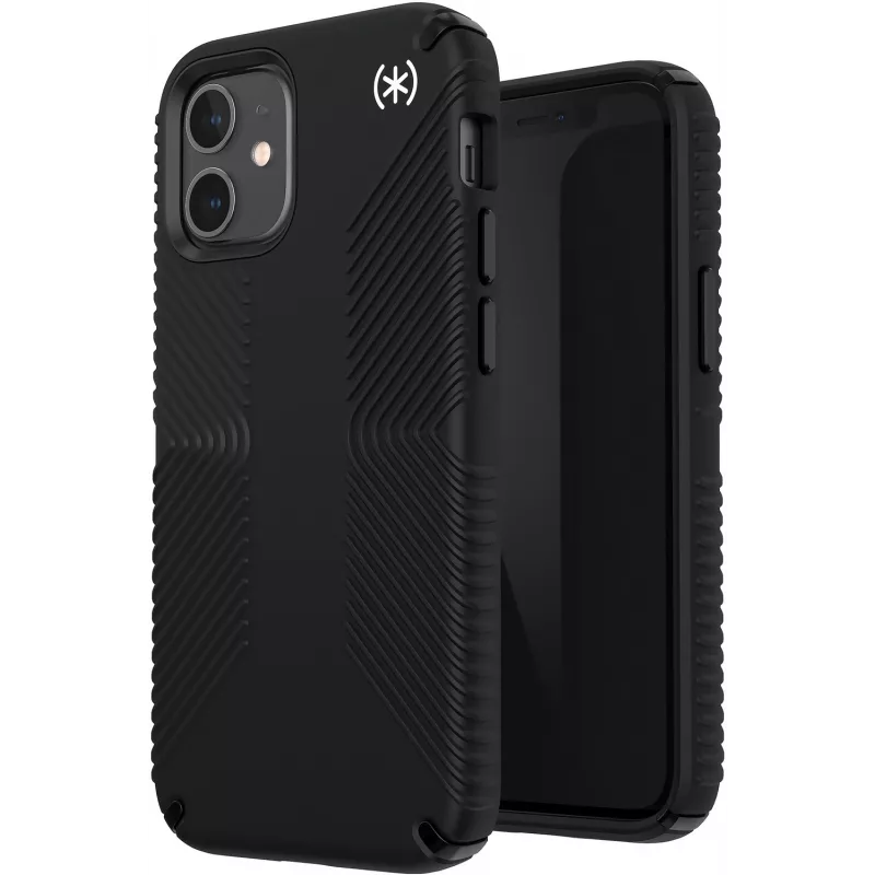 Speck Presidio2 Grip Apple iPhone 12 Mini musta - Microban-tekniikalla