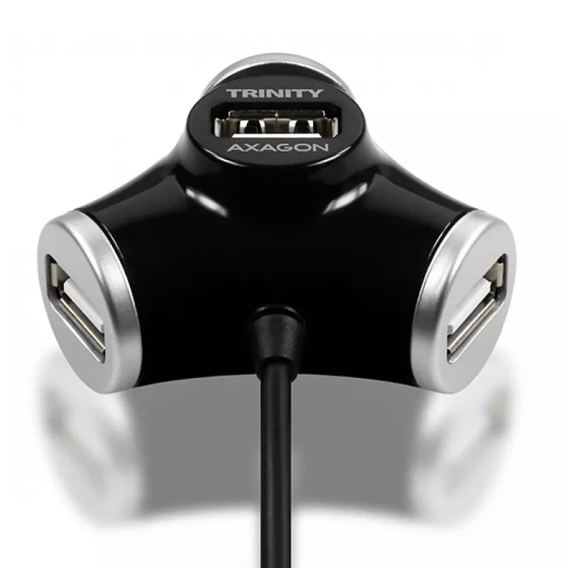 Axagon HUE-X3B USB-keskitin USB 2.0 480 Mbit/s musta