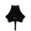 Axagon HUE-X3B USB-keskitin USB 2.0 480 Mbit/s musta