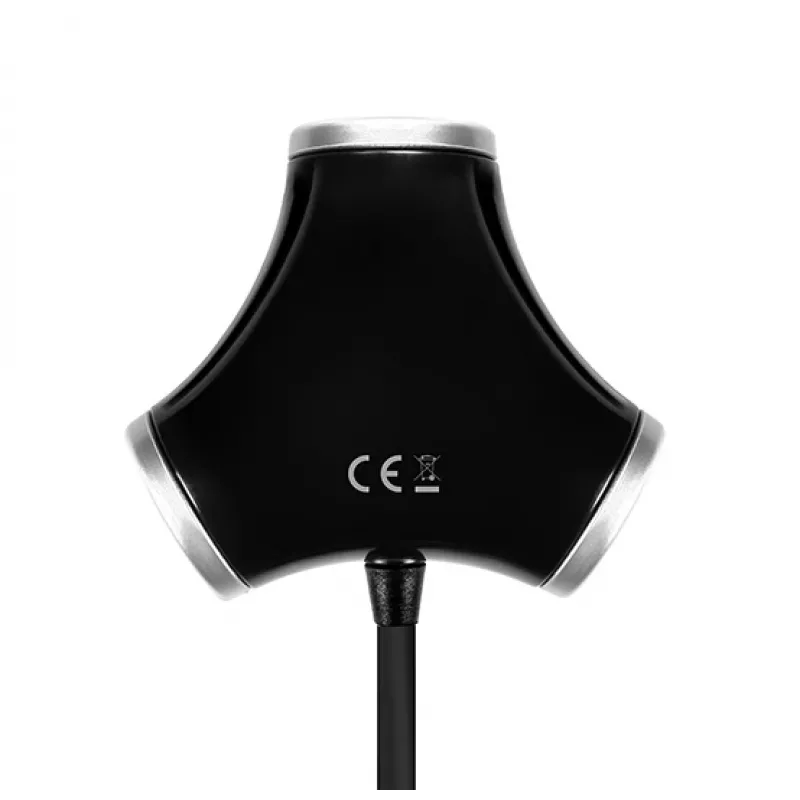 Axagon HUE-X3B USB-keskitin USB 2.0 480 Mbit/s musta