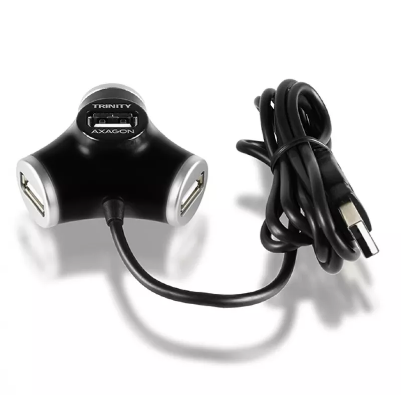 Axagon HUE-X3B USB-keskitin USB 2.0 480 Mbit/s musta