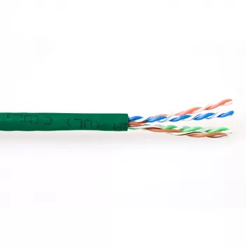 ACT CAT6 U/UTP säikeinen verkkokaapeli vihreä 305 m, 305 m, Cat6, vihreä