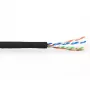 ACT CAT6 U/UTP säikeinen verkkokaapeli musta 305 m, 305 m, Cat6, musta