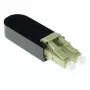 ACT kuitu LC loopback-sovitin monimuotokuitu 850 nm, LC, musta, RoHS, -40 - 75 °C, 40 x 12,4 x 8,6 mm, 40 mm