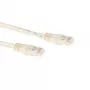 ACT ivory 5 m U/UTP CAT6A patchkaapeli RJ45-liittimillä