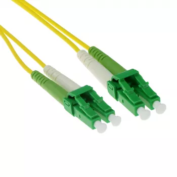 ACT 5 m LSZH yksimuotokuitu 9/125 OS2 kuitu-patchkaapeli duplex LC/APC8-liittimillä