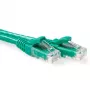 ACT vihreä 0,25 m U/UTP CAT6A patchkaapeli ilman lukituskielekettä RJ45-liittimillä