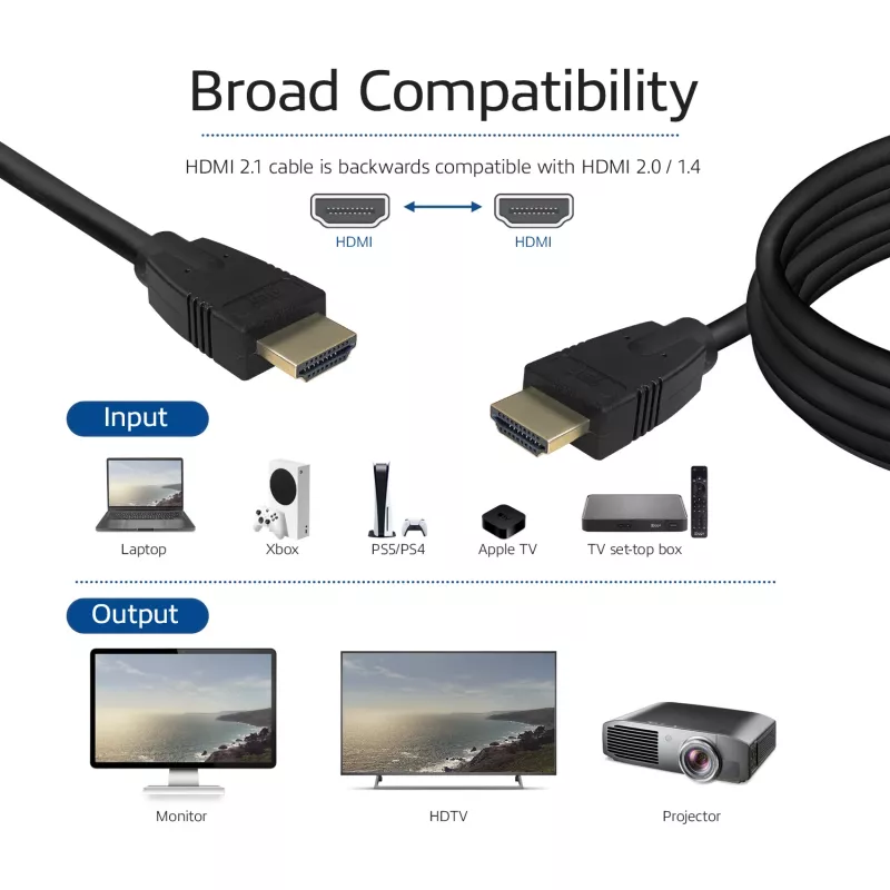 ACT 2 m HDMI 8K Ultra High Speed -kaapeli v2.1 HDMI-A uros - HDMI-A uros