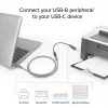 ACT USB-C-liitäntä USB-B 2.0 -tulostinsovitinkaapeli 0,2 m