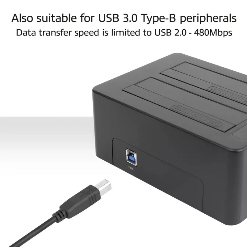 ACT USB-C-liitäntä USB-B 2.0 -tulostinsovitinkaapeli 0,2 m