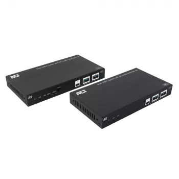 ACT AV-mediakantamasetti kahdella USB-C-kytkimellä, CAT6A, 100 metriä