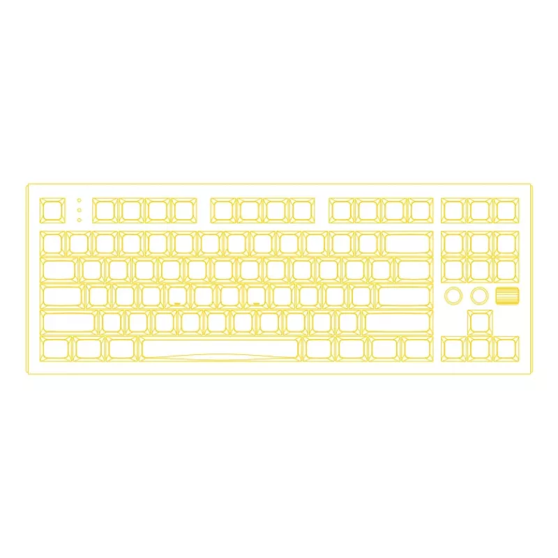 HATOR Gravity TKL -näppäimistö Gaming USB QWERTY US English musta