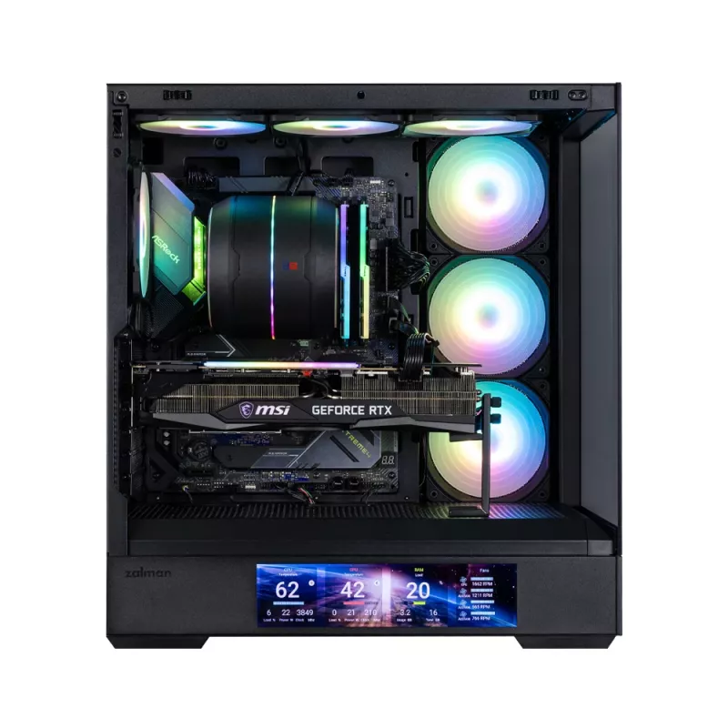 Zalman P40 DS musta Midi Tower