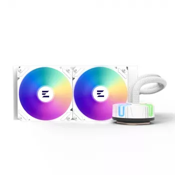 Zalman Reserator5 Z24 ARGB valkoinen all-in-one-nestejäähdytin prosessoreille 12 cm