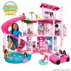 Barbie Dreamhouse nukkekoti altaalla ja liukumäellä - yli 75 osaa (HMX10)