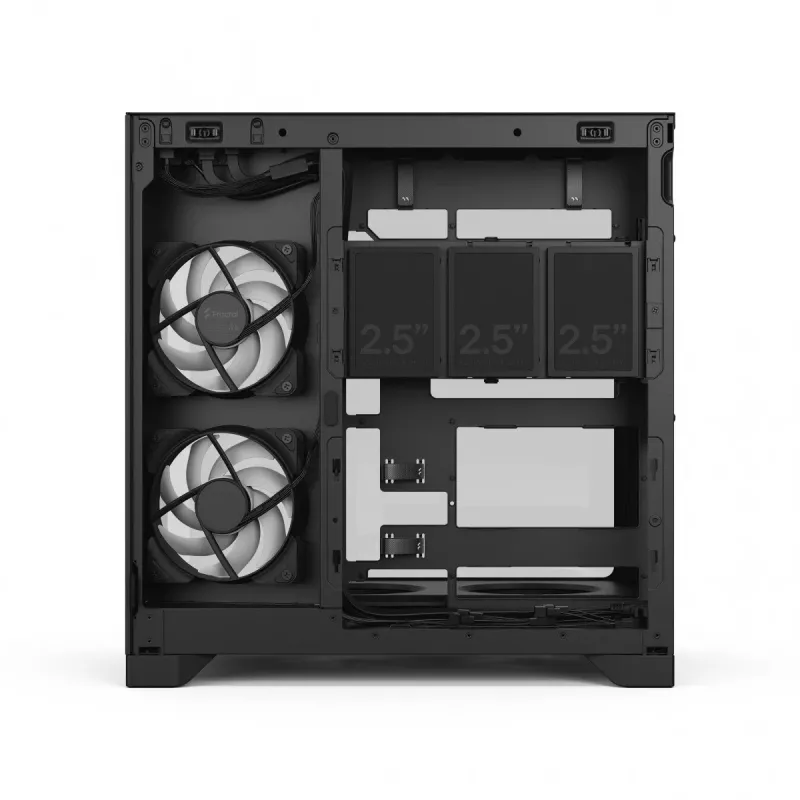 Fractal Design Pop 2 Vision Black RGB Midi-Tower -kotelo (FD-C-POV2A-02)