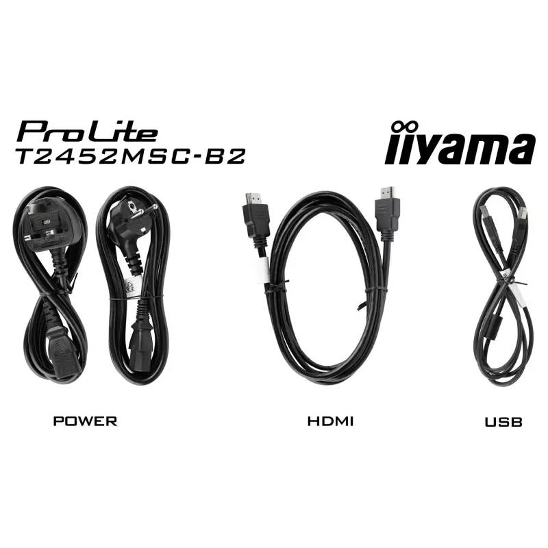 iiyama ProLite T2452MSC-B2 23,8 tuuman FHD kosketusnäyttö
