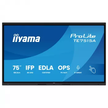iiyama ProLite TE7515A-B2AG 75 tuuman 4K interaktiivinen kosketusnäyttö
