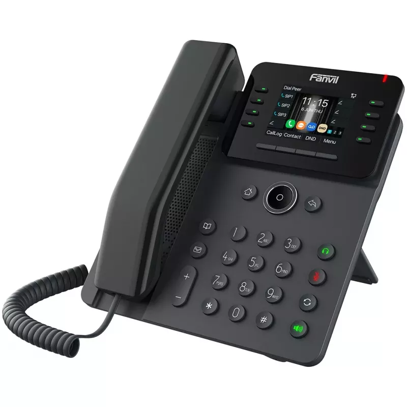 Fanvil V62G Gigabit SIP IP-pöytäpuhelin (12 linjaa, värinäyttö)