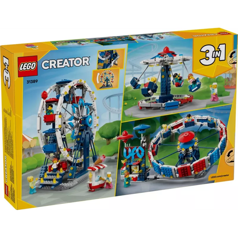 LEGO Creator 3-in-1 31389 Ikoninen maailmanpyörä (916 osaa)