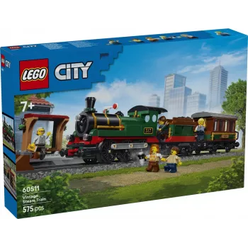 LEGO City 60511 Historiallinen höyryjuna (575 osaa)